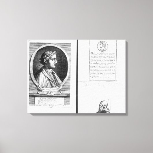 Porträts von Horace Scipio Aemilianus Leinwanddruck (Vorderseite)