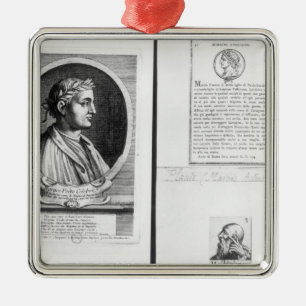 Porträts von Horaz Scipio Aemilianus Ornament Aus Metall