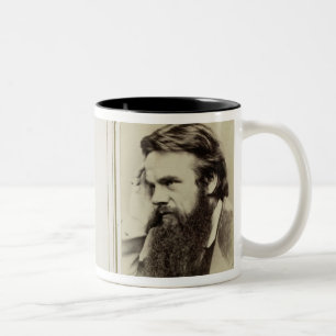 Porträts von John Ruskin (1819-1900) und von Zweifarbige Tasse