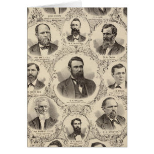 Porträts von LW Tubbs, John Chaney, CH Lane