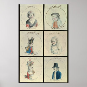 Porträts von Mary I Edward IV Poster