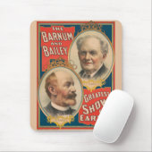 Porträts von P.T. Barnum und J.A. Bailey Mousepad (Mit Mouse)