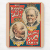 Porträts von P.T. Barnum und J.A. Bailey Mousepad (Vorne)