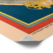 Porträts von P.T. Barnum und J.A. Bailey Poster (Ecke)