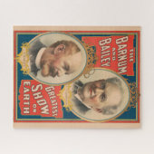 Porträts von P.T. Barnum und J.A. Bailey Puzzle (Horizontal)