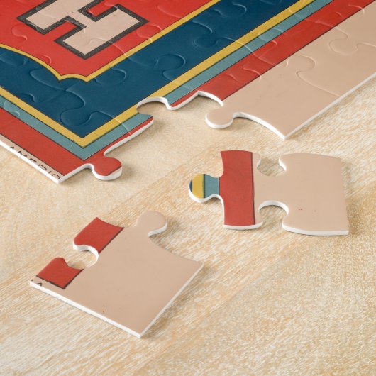 Porträts von P.T. Barnum und J.A. Bailey Puzzle (Seite)