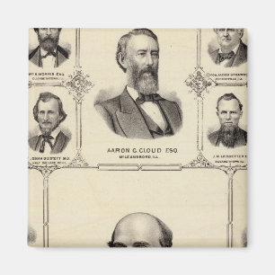 Porträts von Robert Hunter, Aaron G Cloud Magnet