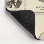 Porträts von Robert Hunter, Aaron G Cloud Mousepad (Ecke)