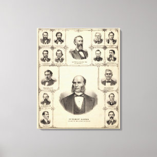 Porträts von Robert-Jäger, Wolke Aarons G Leinwanddruck