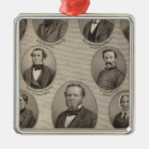 Porträts von Saml Hanna, Peter Heller Silbernes Ornament