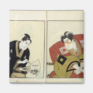 Porträts von zwei Schauspielern, 1803 Magnet
