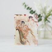 Porträtstudien von Jeanne Pontillon von Morisot Postkarte (Stehend Vorderseite)