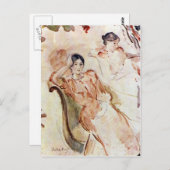 Porträtstudien von Jeanne Pontillon von Morisot Postkarte (Vorne/Hinten)