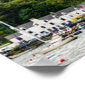 Portree auf der Insel Skye Poster (Ecke)