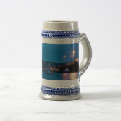 Portree Hafen Stein Bierglas (VorderseiteRechts)