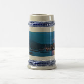 Portree Hafen Stein Bierglas (Mittel)