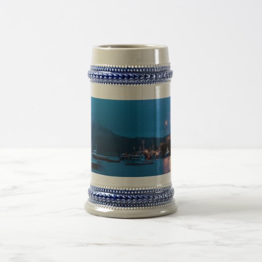 Portree Hafen Stein Bierglas (Mittel)