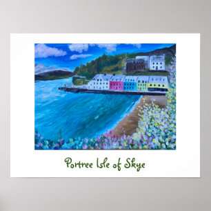 Portree Isle of Skye Poster