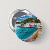 Portree Isle of Skye Schottland Button (Vorne & Hinten)