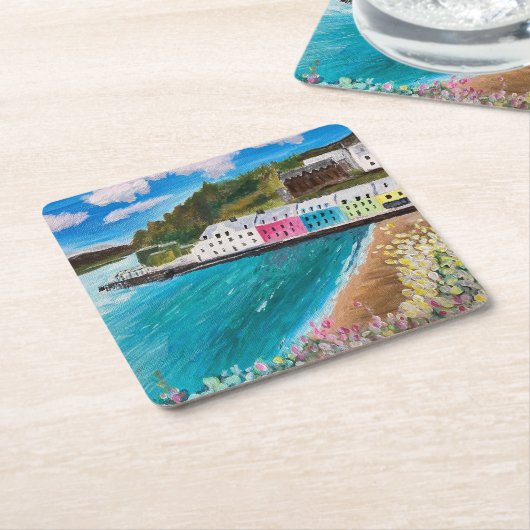 Portree Isle of Skye Schottland Rechteckiger Pappuntersetzer (angewinkelt)