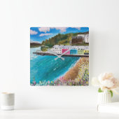 Portree Isle of Skye Scotland   Quadratische Wanduhr (Zuhause)