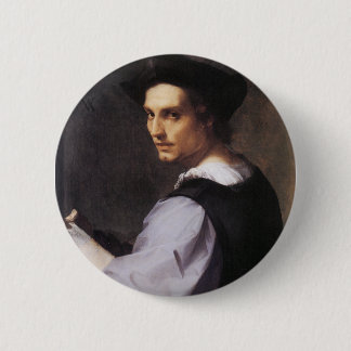 Portriat eines jungen Mannes Button