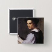 Portriat eines jungen Mannes Button (Vorne & Hinten)