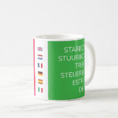 Portside-Starboard-Tasse Kaffeetasse (VorderseiteRechts)