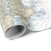 Portsmouth bis Cape Ann nautical Chart 13278 Geschenkpapier (Rolleneckpunkt)