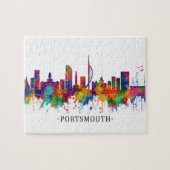 Portsmouth England Skyline Puzzle (Horizontal)