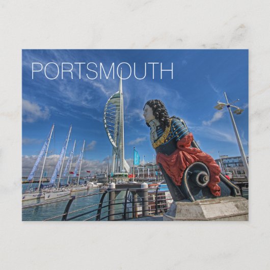 Portsmouth Feiertagspostkarte (Vorderseite)