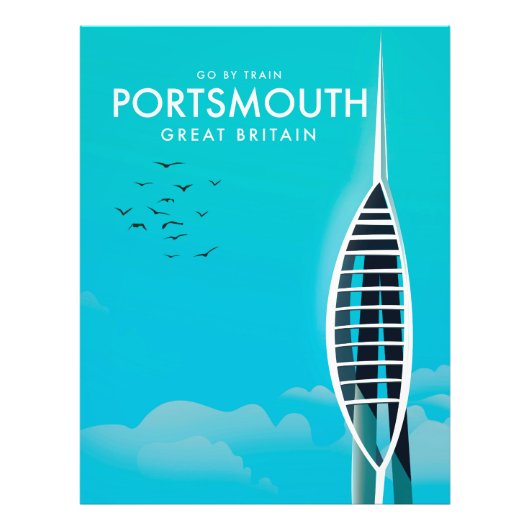 Portsmouth Great British Vacacation Poster (Vorne)