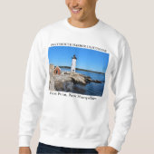Portsmouth-Hafen-Leuchtturm, New Hampshire Sweatshirt (Vorderseite)