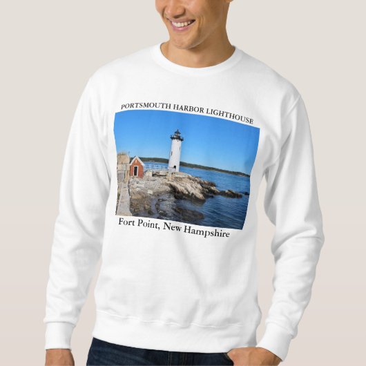 Portsmouth-Hafen-Leuchtturm, New Hampshire Sweatshirt (Vorderseite)
