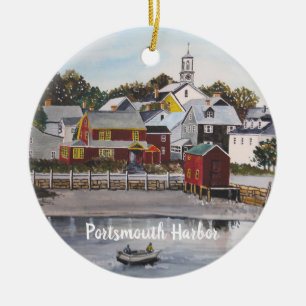 Portsmouth Hafen, New Hampshire Keramikornament