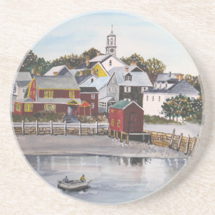 Portsmouth Hafen, New Hampshire Sandstein Untersetzer