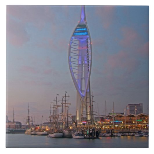 Portsmouth, Hampshire, England Fliese (Vorderseite)