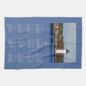 Portsmouth Harbor Leuchtturm Herbst 2022 Kalender Geschirrtuch (Horizontal)