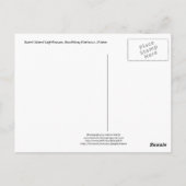 Portsmouth Harbour Lighthouse-B-W Postkarte (Rückseite)