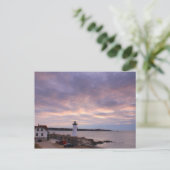 Portsmouth Harbour Lighthouse View von Fort Postkarte (Stehend Vorderseite)