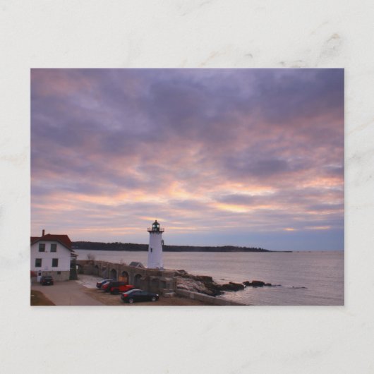 Portsmouth Harbour Lighthouse View von Fort Postkarte (Vorderseite)