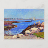 Portsmouth Harbour, NH Fine Art Malerei, Postkarte (Vorderseite)