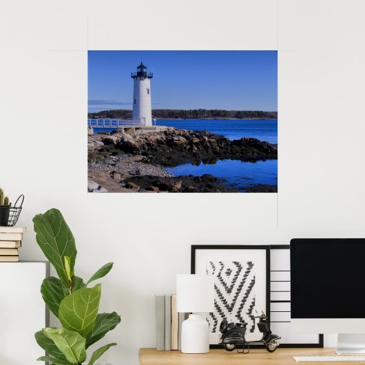 Portsmouth Lighthouse-New Hampshire Poster (Heimbüro)