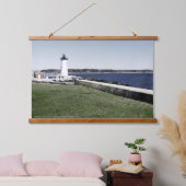 Portsmouth Lighthouse Wandteppich Mit Holzrahmen (Schlafzimmer)