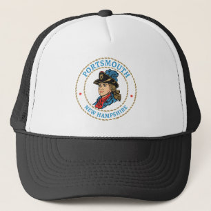 Portsmouth New Hampshire Colonial Truckerkappe