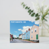 Portsmouth New Hampshire The Hill Historic Houses Postkarte (Stehend Vorderseite)