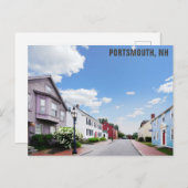 Portsmouth New Hampshire The Hill Historic Houses Postkarte (Vorne/Hinten)