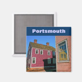 Portsmouth (NH) Magnet (Vorderseite/Rückseite)