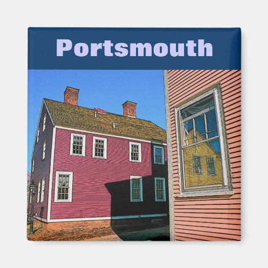 Portsmouth (NH) Magnet (Vorne)