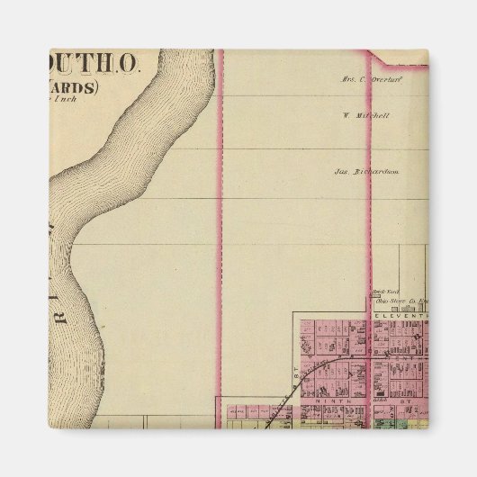 Portsmouth, Ohio 2 Magnet (Vorne)